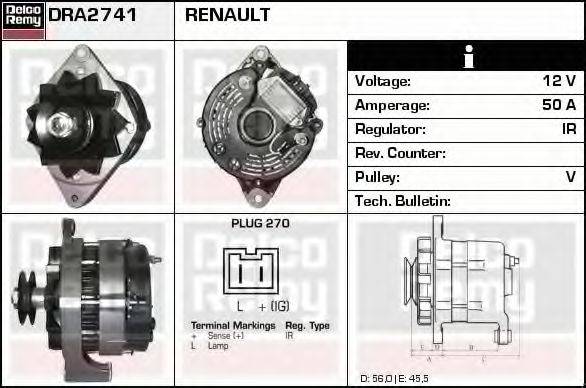 Генератор DRA2741 REMY