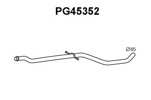 Труба выхлопного газа PG45352 VENEPORTE