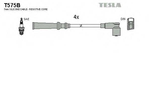 Комплект проводов зажигания T575B TESLA