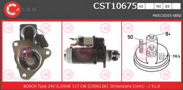 Стартер CST10675AS CASCO