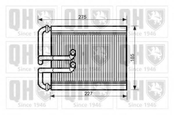 Теплообменник QHR2096 QUINTON HAZELL