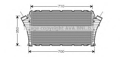 Интеркулер SB4066 AVA QUALITY COOLING