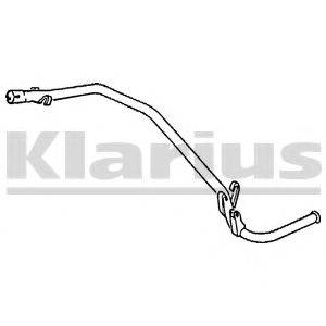 Труба выхлопного газа 150038 KLARIUS