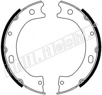 Комплект тормозных колодок, стояночная тормозная система 1067.191 fri.tech.