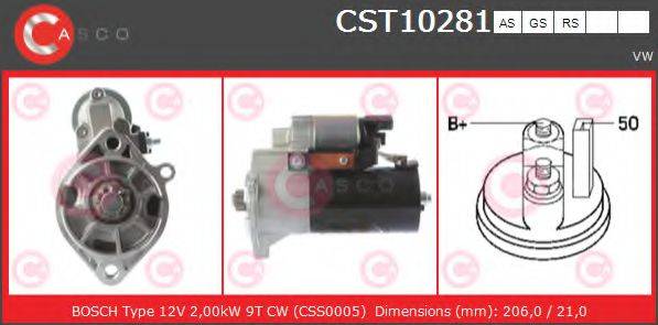 Стартер CST10281GS CASCO