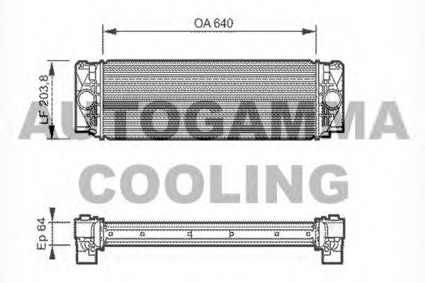 Теплообменник 104446 AUTOGAMMA