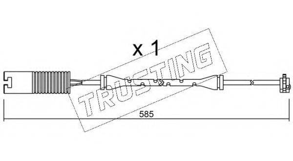 Сигнализатор, износ тормозных колодок SU.250 TRUSTING