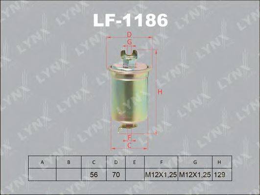 Фильтр топливный LF-1186 LYNXauto