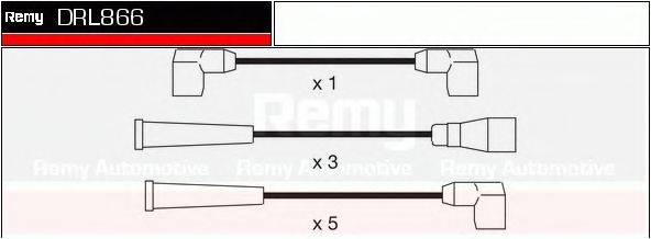 DRL866 REMY Комплект проводов зажигания DRL866 REMY