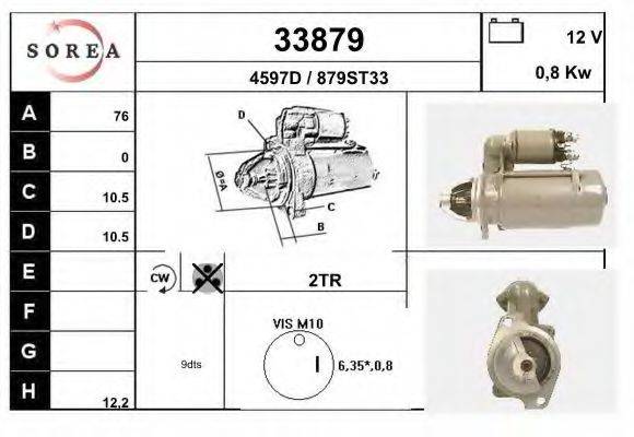 Стартер 33879 EAI