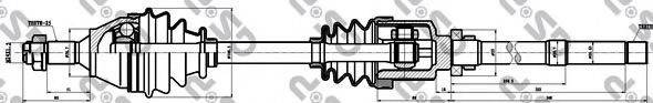 Приводной вал 245029 GSP