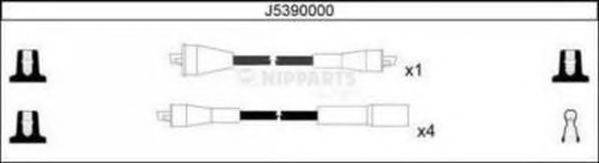 Комплект проводов зажигания J5390000 NIPPARTS