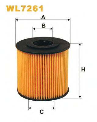 Фильтр масляный WL7261 WIX FILTERS