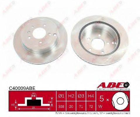 C40009ABE ABE Тормозной диск C40009ABE ABE