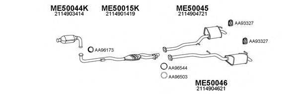 Система выпуска ОГ 500228 VENEPORTE