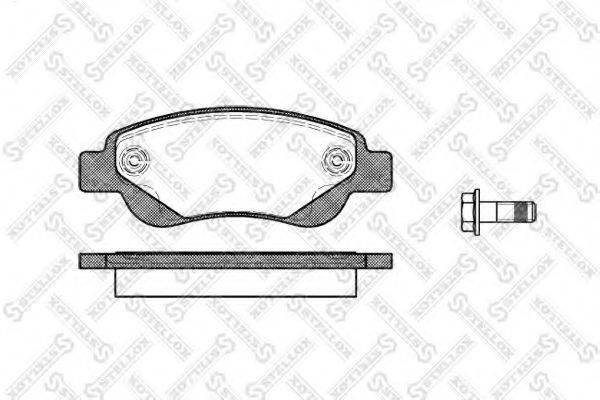 Комплект тормозных колодок 1188 000L-SX STELLOX