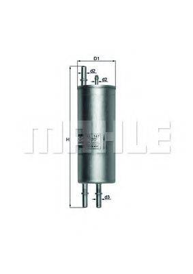 KL 167 KNECHT Фильтр топливный KL 167 KNECHT
