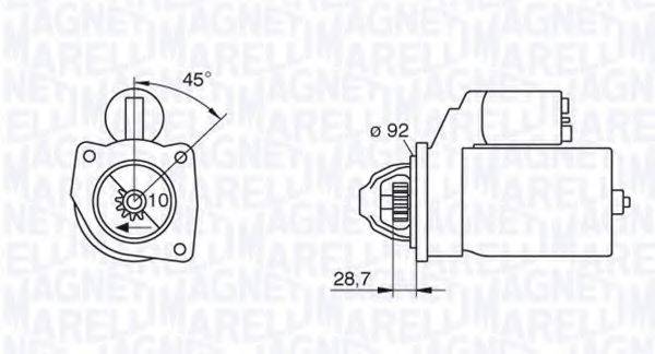 Стартер 063227488010 MAGNETI MARELLI