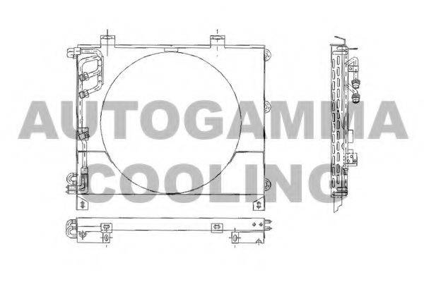 Конденсатор, кондиционер 102613 AUTOGAMMA