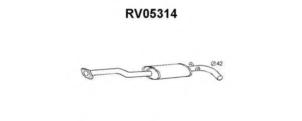 Предглушитель выхлопных газов RV05314 VENEPORTE