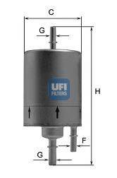 31.830.00 UFI Фильтр топливный 31.830.00 UFI