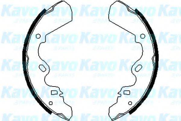 Комплект тормозных колодок BS-3901 KAVO PARTS