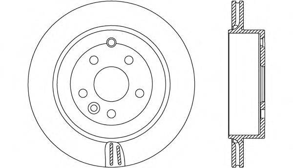 Тормозной диск BDA2672.20 OPEN PARTS