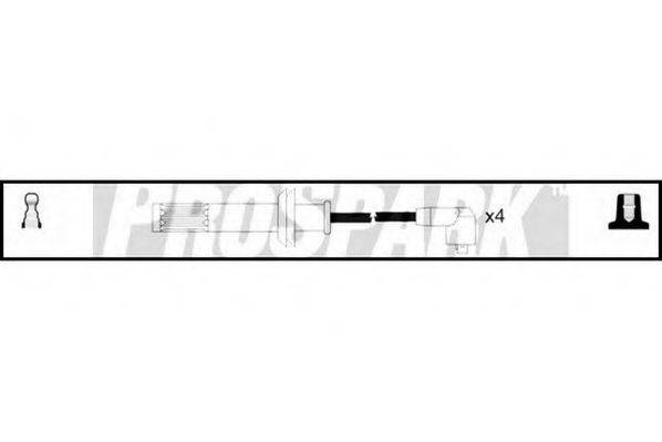 Комплект проводов зажигания OES275 STANDARD