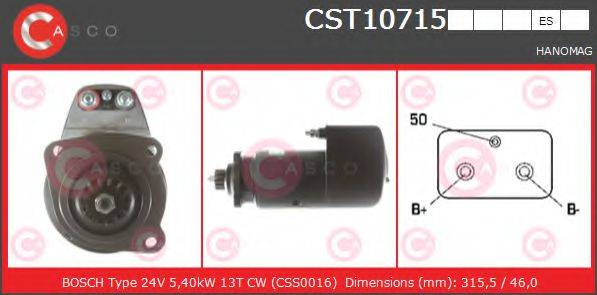 Стартер CST10715ES CASCO