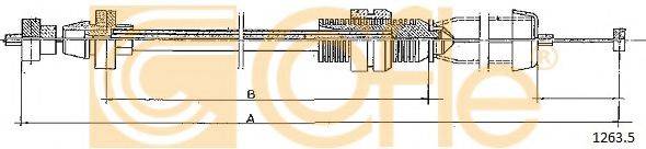 Тросик газа 1263.5 COFLE