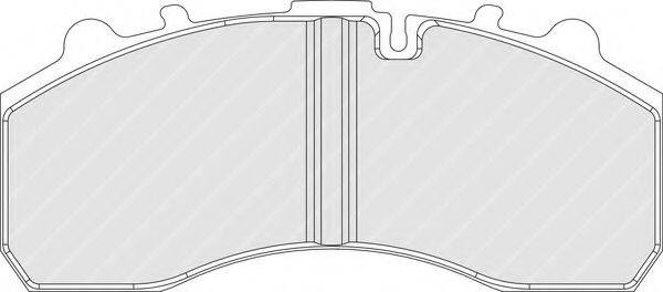 Комплект тормозных колодок, дисковый тормоз FCV1914FE FERODO