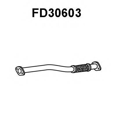 Труба выхлопного газа FD30603 VENEPORTE