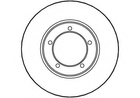 Тормозной диск NBD282 NATIONAL