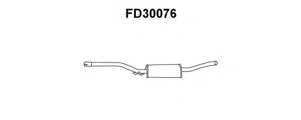 Предглушитель выхлопных газов FD30076 VENEPORTE