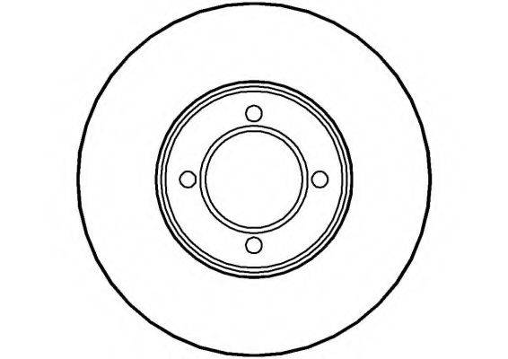 Тормозной диск NBD575 NATIONAL