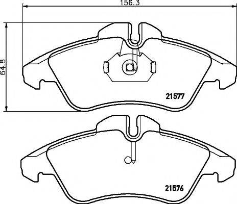 T1485 Тормозные колодки PAGID MB Sprinter T1111 PAGID