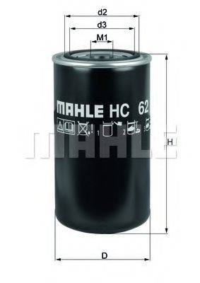 Фильтр HC 62 MAHLE ORIGINAL