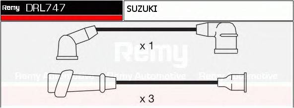 Комплект проводов зажигания DRL747 REMY