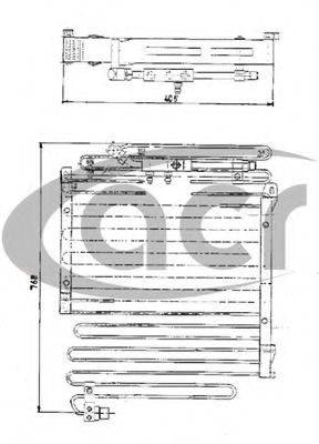 Конденсатор, кондиционер 300133 ACR