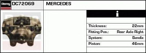 Тормозной суппорт DC72069 REMY