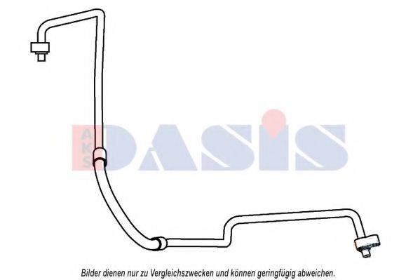 Трубопровод высокого давления, кондиционер 885830N AKS DASIS