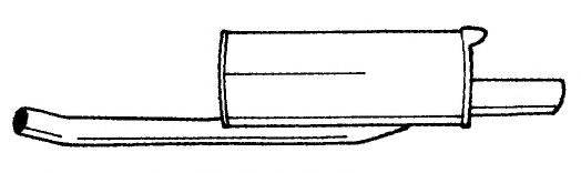 Глушитель выхлопных газов конечный 12631 SIGAM