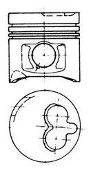 Поршень 93883730 KOLBENSCHMIDT