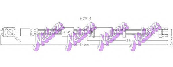 Тормозной шланг H7214 BROVEX-NELSON