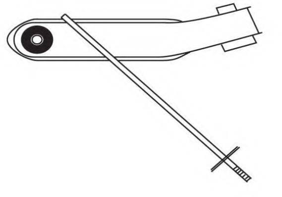 Рычаг независимой подвески колеса, подвеска колеса 4147 FRAP