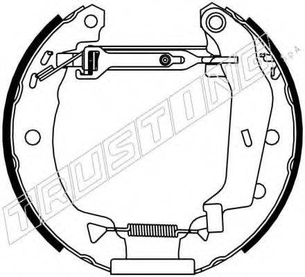 Комплект тормозных колодок 6146 TRUSTING
