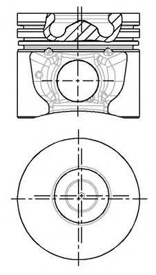Поршень 87-107007-00 NURAL