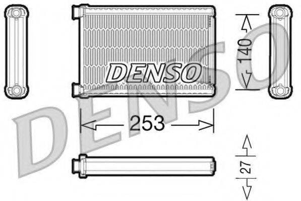 Теплообменник, отопление салона DRR05005 DENSO