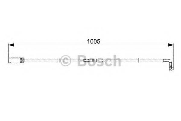 Сигнализатор, износ тормозных колодок 1 987 473 053 BOSCH