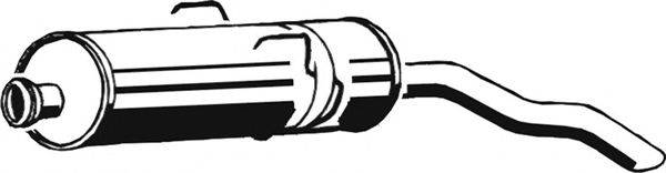 Глушитель выхлопных газов конечный 08.017 ASMET